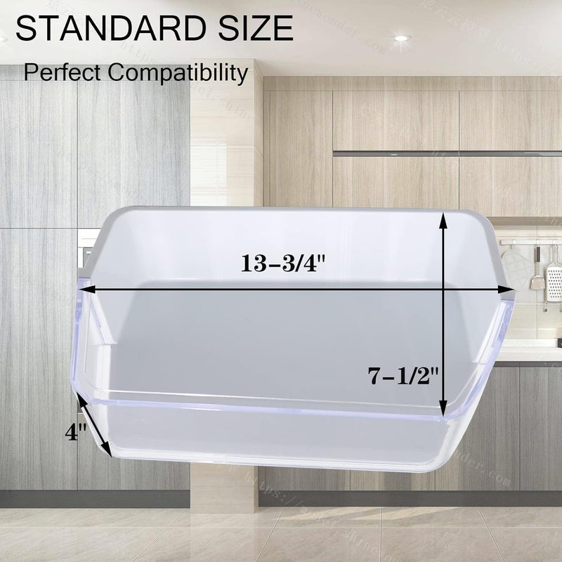 MONST DA97-12650A, DA63-06963A, DA63-07104A, AP5620330 Door Shelf Bin Basket (Right Side) Compatible with Samsung RF26HFPNBSR, RF260BEAESR, RF261BEAESR, RF263BEAESR Refrigerator Replaces PS4176653, 2692337 - Image 3